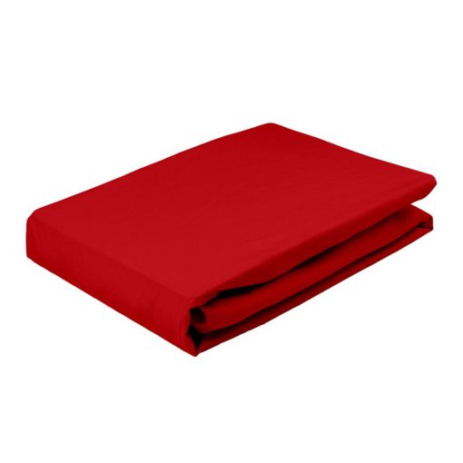 Elegante Jersey fitted bed sheet - red 90-100x200 cm