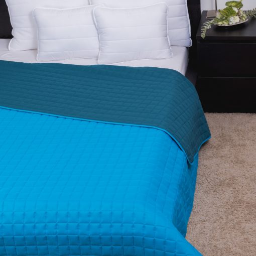 Naturtex Laura microfiber coverlet - turquoise 235x250 cm